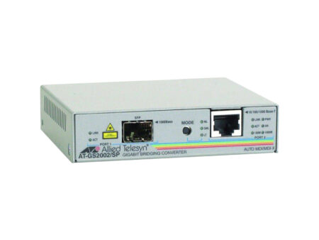 MEDIA CONVERTER ETH RJ45 TO SFP ALLIED TELESIS AT-GS2002/SP