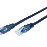 PATCH CORD UTP CABLE CAT5E 2.4M BLACK