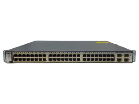 SWITCH ETH 48P 100MB 4x1GBE SFP CISCO CATALYST 3750 v05 POE 370W