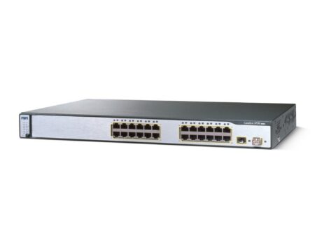 SWITCH ETH 24P 100MB & 2SFP CISCO CATALYST C3750 WS-C3750-24TS-E