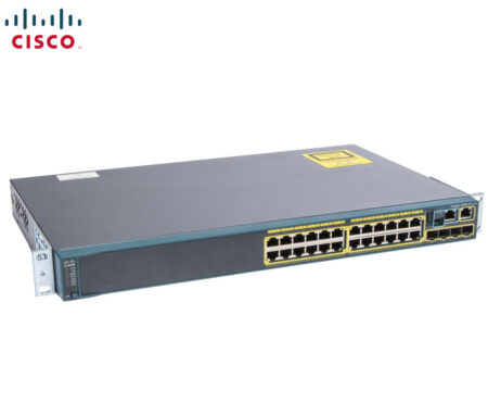 SWITCH ETH 24P 1GBE RJ45 & 4x1GB SFP CISCO C2960S STACKABLE