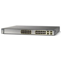 SWITCH ETH 24P 1GB & 4x1GB SFP CISCO WS-C3750G-24TS-E1U STACKABLE