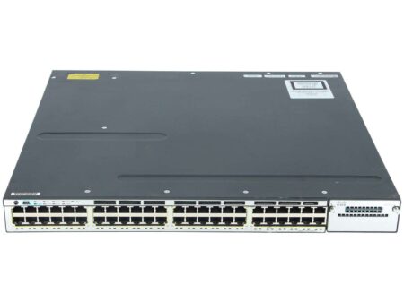 SWITCH ETH 48P 1GBE CISCO 3750X IP Base POE+ 435W (OPTIONAL 10G) 1xPSU 715W WS-C3750X-48P-S