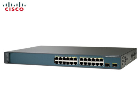 SWITCH ETH 24P 100MB 2x1GBE SFP CISCO CATALYST 3560 v2 POE