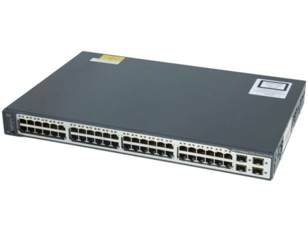 SWITCH ETH 48P 100MB 4x1GBE SFP CISCO CATALYST 3750 v02 POE+ 370W WS-C3750V2-48PS-S